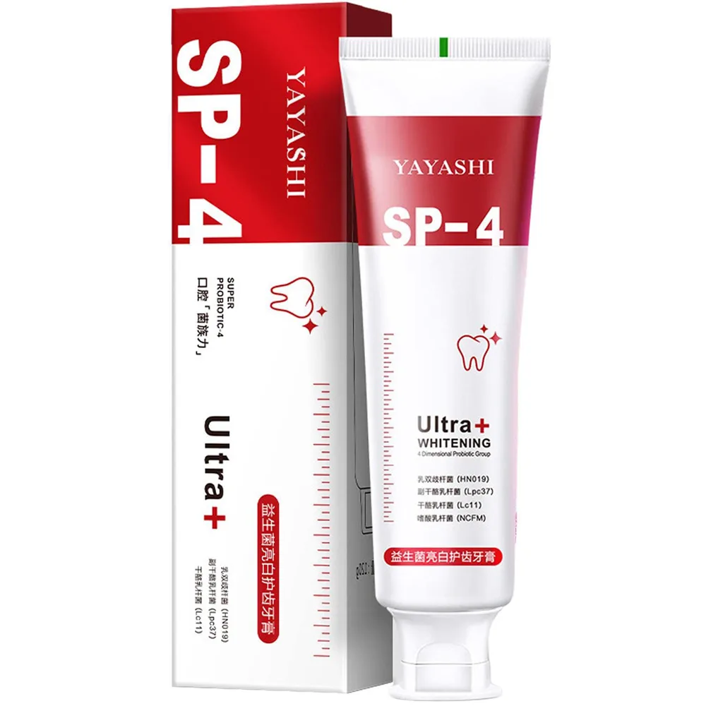 YAYASHI SP-4 Ultra+ Whitening Probiotic Toothpaste – দাঁতের হলুদভাব ও দুর্গন্ধের জন্য
