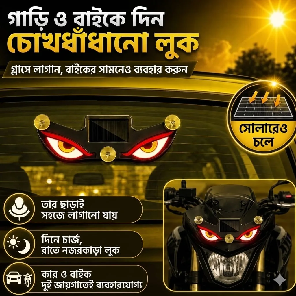 Solar Demon Eye Warning Light