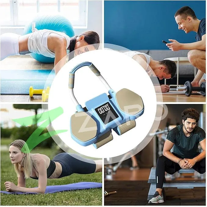 Abdominal 4 Wheel Roller  (ইয়োগা ম্যাট ফ্রি)