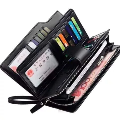 Premium Long Leather Wallet