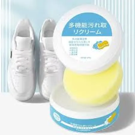 Shoe Cleaning Cream Multifunctional Shoe Cleaner Household Sports Shoes Canvas Cleaner Cleaning Tools With Wipe Sponge 1Pcs